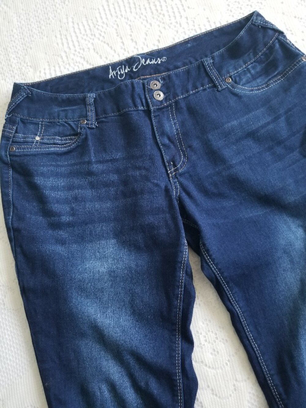 Ariya Jeans Ankle Skinny Cropped 15/16 - Picture 6 of 8